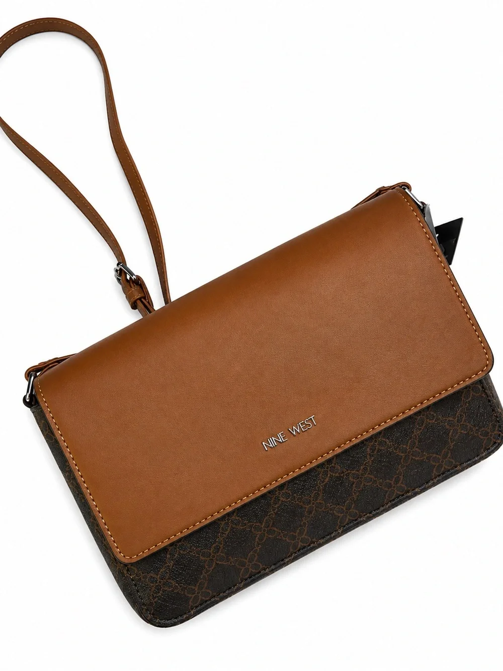 Nine West Two-Tone Brown Shoulder Bag